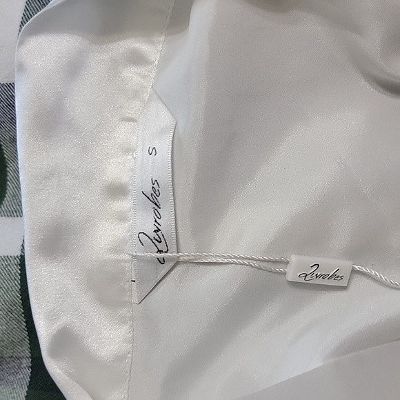 White Bridal Robe Getting Ready Robe - Picture 2 of 2